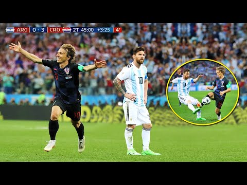 The day Luka Modric Destroyed Lionel Messi and Argentina