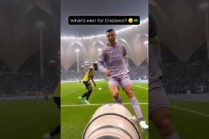 Up Close w Cristiano Ronaldo at Al Nassr: Return to Europe Pending? 😳 #shorts #ronaldo #football