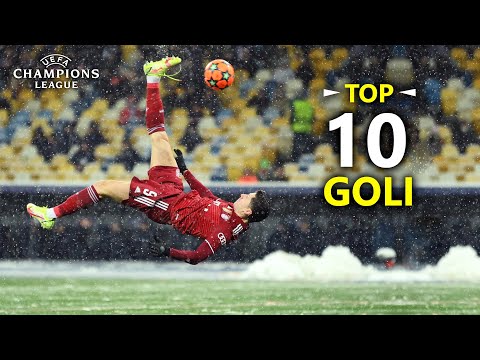 Robert Lewandowski TOP 10 Goli w Lidze Mistrzów ᴴᴰ (Polski Komentarz)