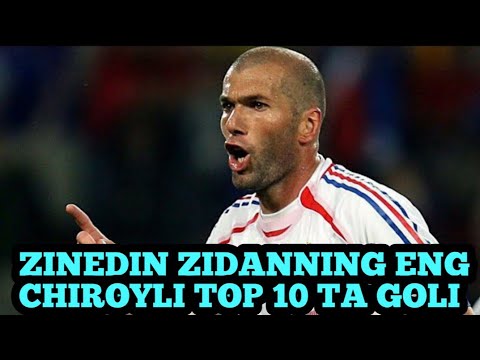 ZINEDIN ZIDANNING ENG CHIROYLI TOP 10 TA GOLI/ЗИНЕДИН ЗИДАННИНГ ТОП 10 ТА ГОЛИ /BEST GOALS ZIDANE