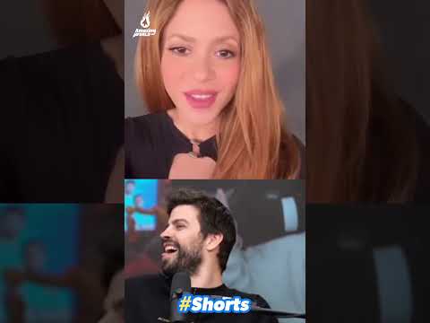#shorts Piqué reacciona al beso de SHAKIRA y Manuel Turizo en su canción.