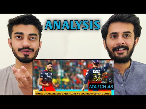 IPL 2023 Cricket Match Analysis | Royal Challengers Bangalore vs Lucknow Super Giants | RCB vs LSG