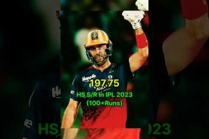 Highest Strike Rate ln IPL 2023 🔥