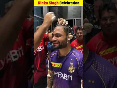 Rinku Singh Celebration After 5 Sixes 🔥 #kkr #rinkusingh #tataipl2022 #ipl #shorts #viral