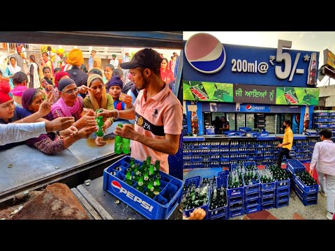 ONLY 5 /- ₹ COLD DRINK 😳😳|| Goli ki speed से बेचते है रोजाना 10,000 bottle 😱😱 at GOLDEN TEMPLE