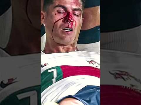Cristiano Ronaldo Injured 😱😱😱 Nose Bleeding |Injured| #shorts