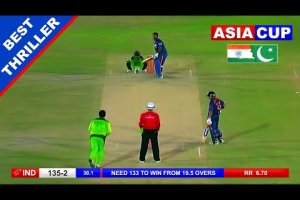 The most heart touching thriller cricket match between two rival countries