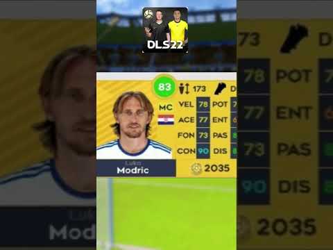 EVOLUCION de TODAS las CARTAS de LUKA MODRIC en DREAM LEAGUE SOCCER (2011-2022) | #shorts