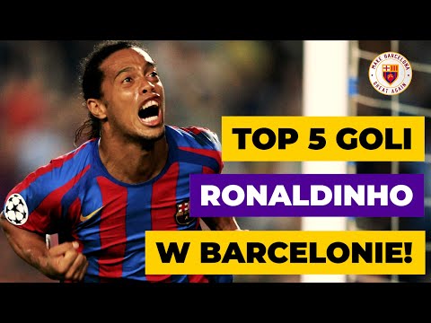 TOP 5 GOLI RONALDINHO W BARWACH FC BARCELONY! #ronaldinho #fcbarcelona #top5 #goals