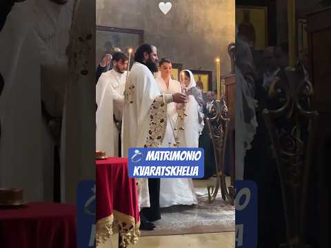 Matrimonio Kvaratskhelia in Georgia 💍😍 Si è sposato con la sua Nitsa! 🤵🏻👰‍♀️
