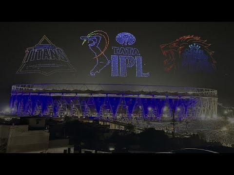 Drone Show At IPL 2023 Opening Ceremony | GT vs CSK | IPL 2023