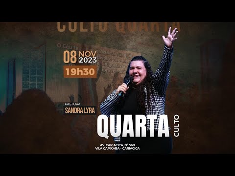 [AO VIVO] QUARTA-FEIRA  – PRA. SANDRA LYRA #ipltv