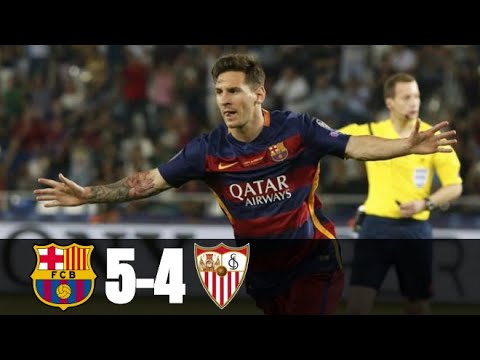 ბარსელონა 5-4 სევილია / Barcelona 5-4 Sevilla (11/08/2015)