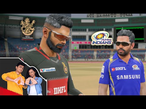 Playing IPL in Cricket 19 Part 2 | RCB v MI | SlayyPop