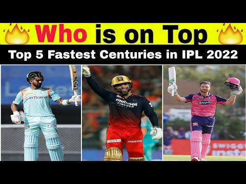 Top 5 Fastest Centuries in IPL 2022 || #shorts by Cricket Crush #klrahul #rajatpatidar #josbuttler