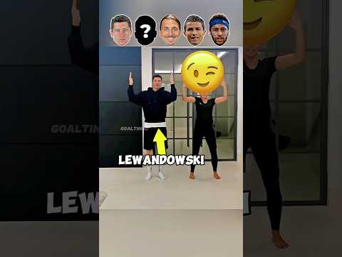 Lewandowski vs Ibrahimovic vs Ronaldo vs Neymar vs Player : Show their dancing skills