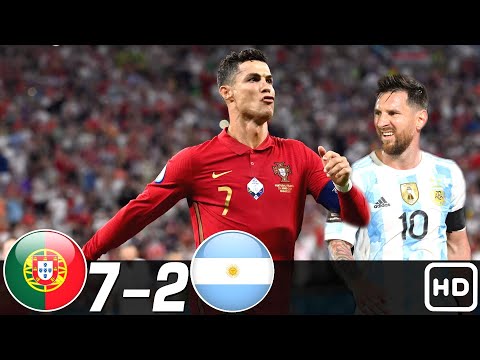 Portugal vs Argentina 7-2 – All Goals & Highlights Résumén & Goles ( Last Matches ) HD