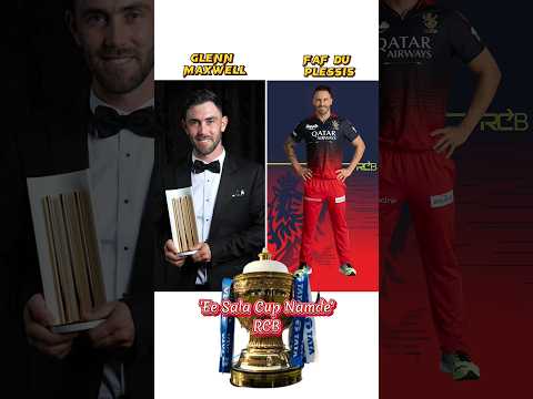 Rcb captain faf and maxwell life journey#ipl #rcb