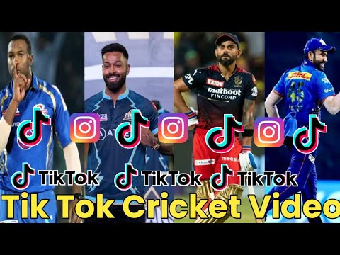 Cricket tik tok video 2023 🎉 || IPL tik tok video 🥵 || Instagram cricket reels 🏏 || tik tok video