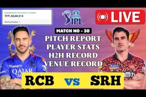 🔴LIVE RCB vs SRH Dream11 Live Prediction | RCB vs SRH Dream11 | Bengaluru vs Hyderabad 30TH IPL LIVE