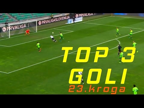 TOP 3 Goli 23.Kroga Prve lige Telekom Slovenije(Dominik Glavina, Mitja Lotric in  Luka Zahovič)