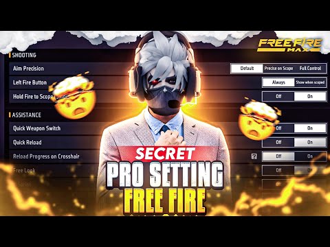 New Control Setting Free Fire | Pro Player Setting Free Fire 2024 | Free Fire Setting Secret Setting