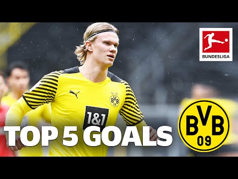 Erling Haaland – Top 5 Goals (All Time) • Borussia Dortmund