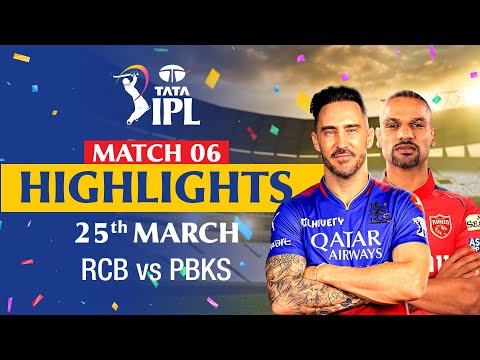 Royal Challengers Bengaluru vs Punjab Kings| Full Match Highlights  | MATCH 06 | IPL 2024 | tapmad