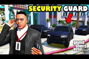 Franklin Become The Most Powerful Security Guard In GTA 5 | SHINCHAN and CHOP