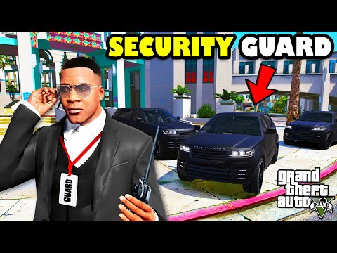 Franklin Become The Most Powerful Security Guard In GTA 5 | SHINCHAN and CHOP