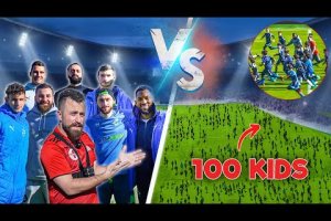 100 ბავშვი VS იუთუბერები/ფეხბურთელები | Dinamo Arena