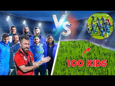 100 ბავშვი VS იუთუბერები/ფეხბურთელები | Dinamo Arena