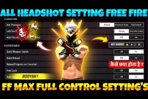 Control Setting Free Fire | Pro Player Setting Free Fire 2024 | Free Fire Setting | Free Fire Max