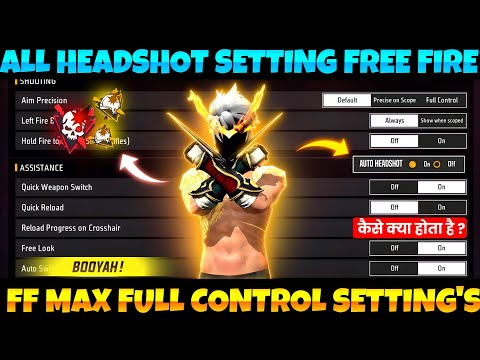 Control Setting Free Fire | Pro Player Setting Free Fire 2024 | Free Fire Setting | Free Fire Max