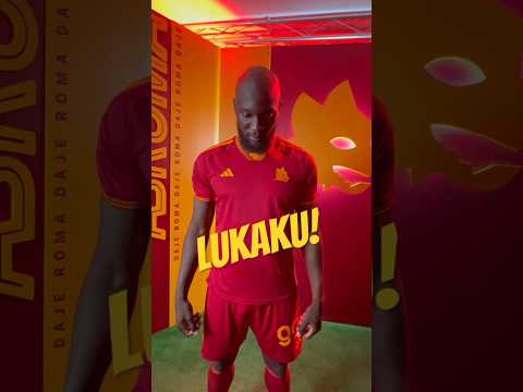 Wait for the trasition… 🟡🔴 #lukaku #asroma #dajeroma #newsignings