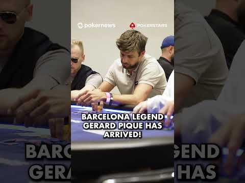 Gerard Piqué has arrived at EPT Barcelona! #eptbarcelona #pokernews