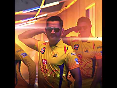 HUKUM X DHONI EDIT 💖👑 #edit #4kstatus #dhoni #hukumsong #csk