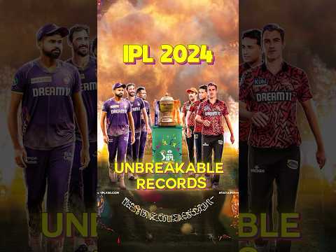 Unbreakable Records of IPL 2024 😱 This team have max records #ipl2024 #ipl #cricket #trending #india