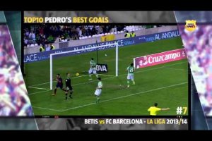 Pedro – Top 10 goals for FC Barcelona / Top 10 goli Pedro