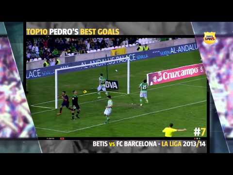 Pedro – Top 10 goals for FC Barcelona / Top 10 goli Pedro