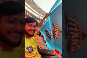 SITTING NEXT TO CSK PLAYERS IN IPL FINAL #travel  #ipl #cricket