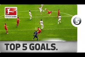 Top 5 Goals – Ribery, Aubameyang, Chicharito and More!