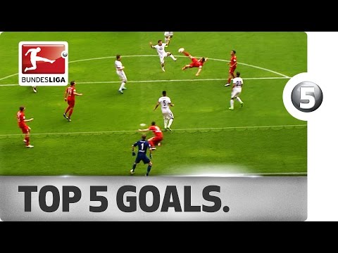 Top 5 Goals – Ribery, Aubameyang, Chicharito and More!