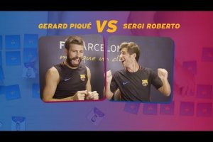 BARÇA MEMORY: Gerard Piqué vs Sergi Roberto