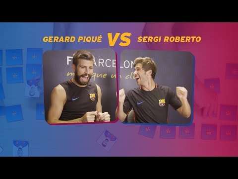 BARÇA MEMORY: Gerard Piqué vs Sergi Roberto