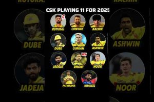 CSK Best Playing 11 For IPL 2025 🔥