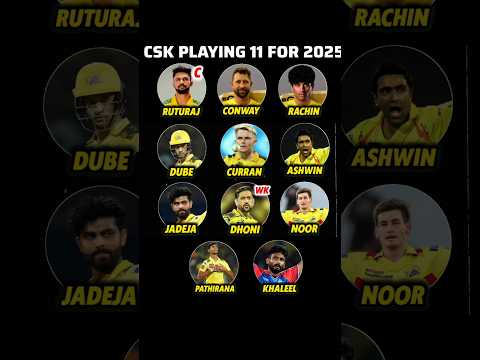 CSK Best Playing 11 For IPL 2025 🔥