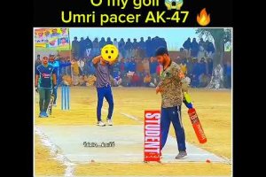 O my goli 😱 Umri pacer AK-47 🔥tapeballcricket #shortsfeed #youtubeshorts #umri