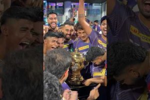 Adding KKR’s name to the TATA IPL Trophy for the 3rd time | #KnightsTV