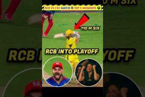 RCB vs CSK – Match के Top 5 Moments 👽